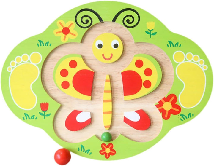 Kids Wooden Balance Board Core Training Toy Sensory Wobble Board for Gym Fitness Home