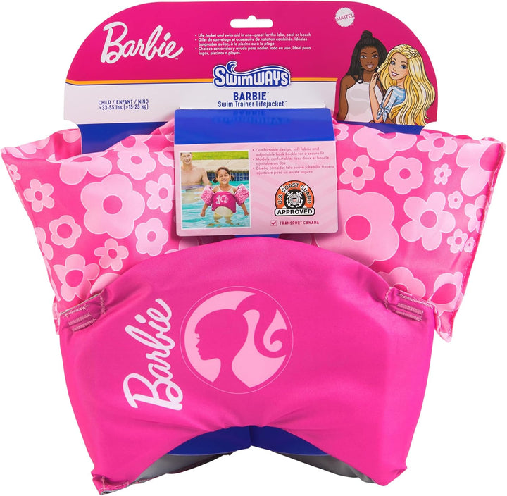 Barbie Inflatable Water Boat Vehicle, Inflatable Pool Floats and Kids Pool Toys, Barbie Pool Party Supplies for Kids Aged 3 & Up