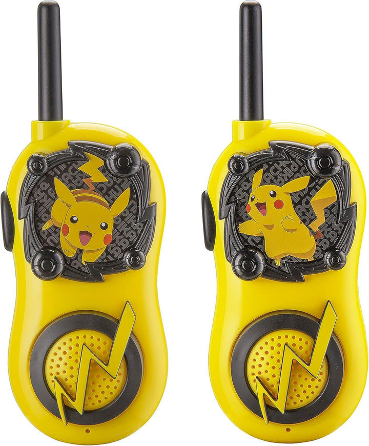 Pokemon Walkie Talkies Pikachu Toys FRS Walkie Talkies for Kids Long Range Static Free Easy to Use for Indoor and Outdoor Games