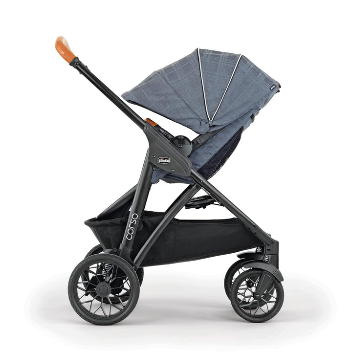Corso LE Modular Travel System, Corso LE Stroller with Keyfit 35 Infant Car Seat and Base, Stroller and Car Seat Combo, Infant Travel System | Veranda/Grey