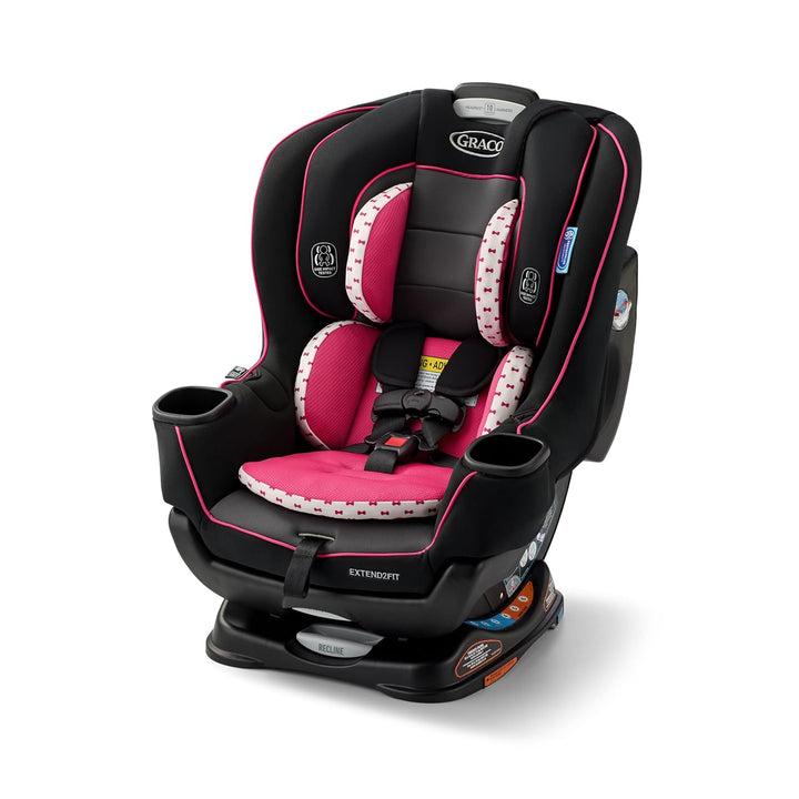 Extend2Fit Convertible Baby Car Seat, Rear and Forward Facing, Adjustable Extension Panel for Extra Legroom, Gotham