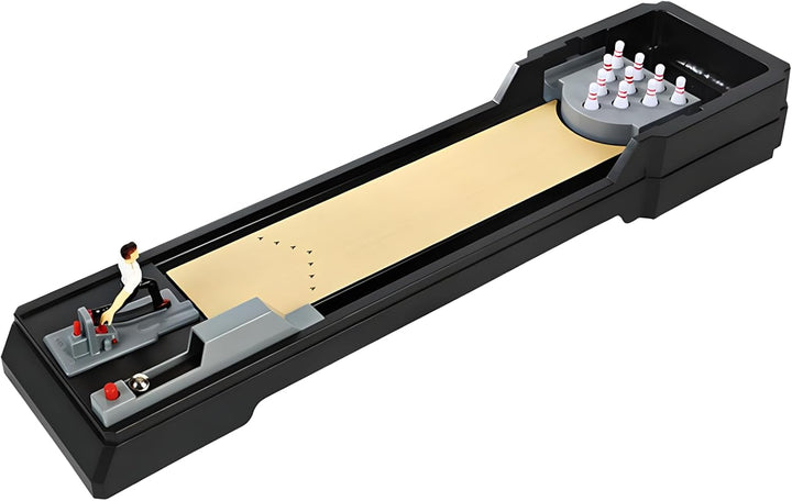 Table Bowling Game, Tabletop Bowling Alley, 10 Pins Mini Bowling Set Toy for Kids & Adults, Perfect for Home, Office and Party