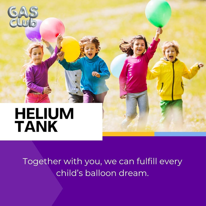 13L Helium Tank for Balloons at Home Helium Balloon Tank up to 50 Latex Balloons
