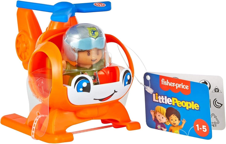 Little People Helicopter, Toy Vehicle and Figure Set for Toddlers and Preschool Kids Ages 1-5 Years