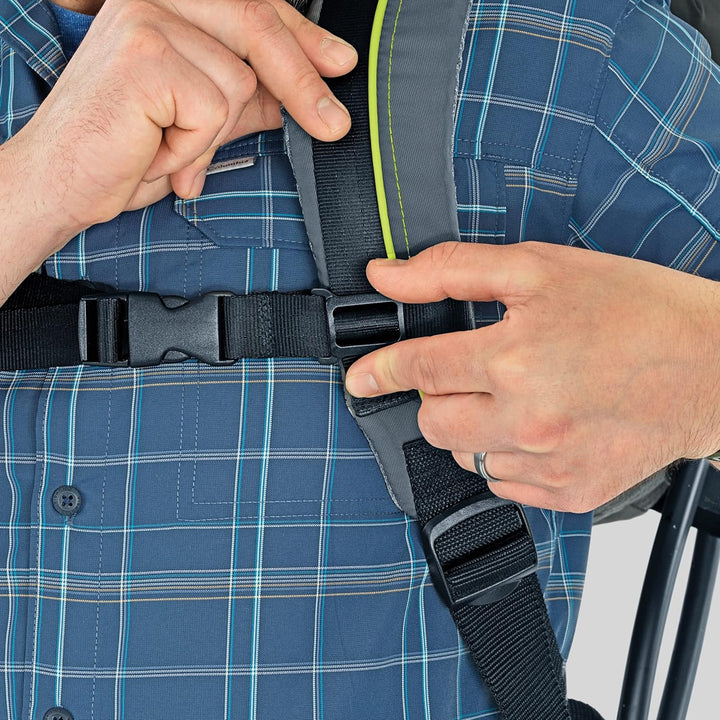 Smartsupport Aluminum Frame Backpack Carrier, Lightweight Baby Backpack Carrier | Solar/Grey