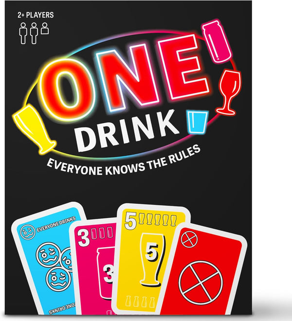 One Drink - Drinking Game for Parties - Fun and Easy Card Game for Game Nights