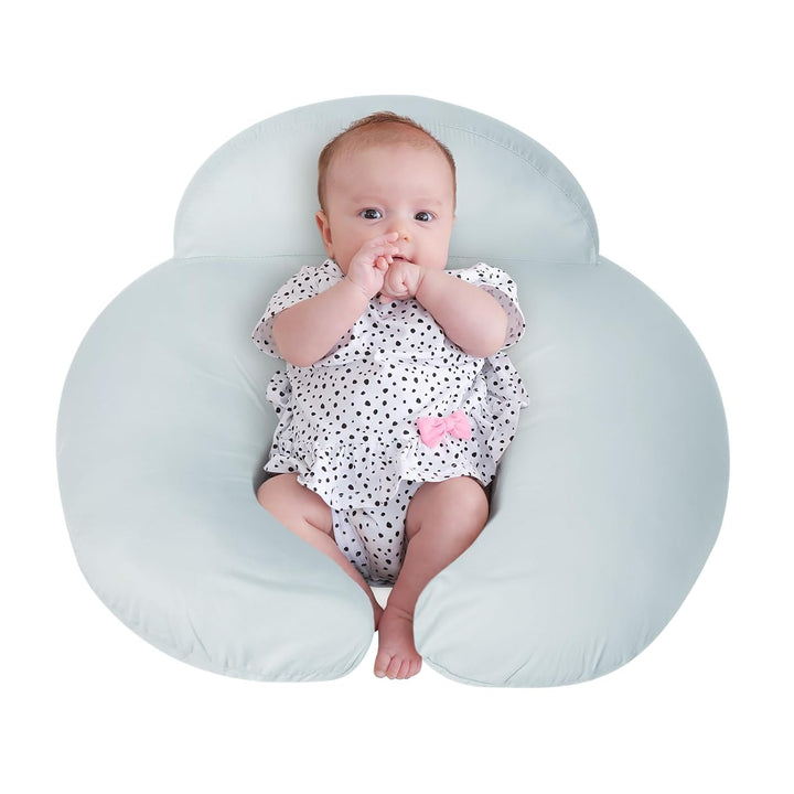 Nursing Pillow, Breastfeeding Pillows, with Removable Pillow Cover, Ergonomic Nursing Essentials for Bottle Feeding, Machine Washable, Pink