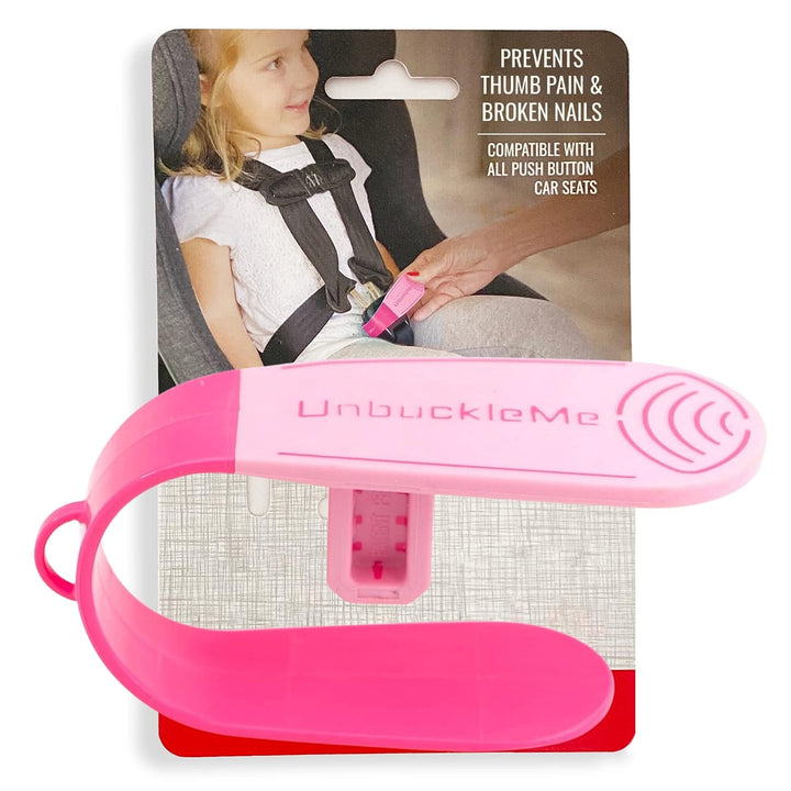 Car Seat Buckle Release Tool - Easy Opener Aid for Arthritis, Long Nails, Older Kids - Button Pusher for Infant, Toddler, Convertible 5 Pt Harness Car Seats - as Seen on Shark Tank (Aqua)