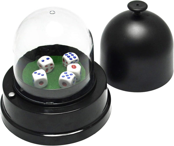 Automatic Lucky Dice Roller Cup Set with 5 Dices for Family Friends Party Games EK1883
