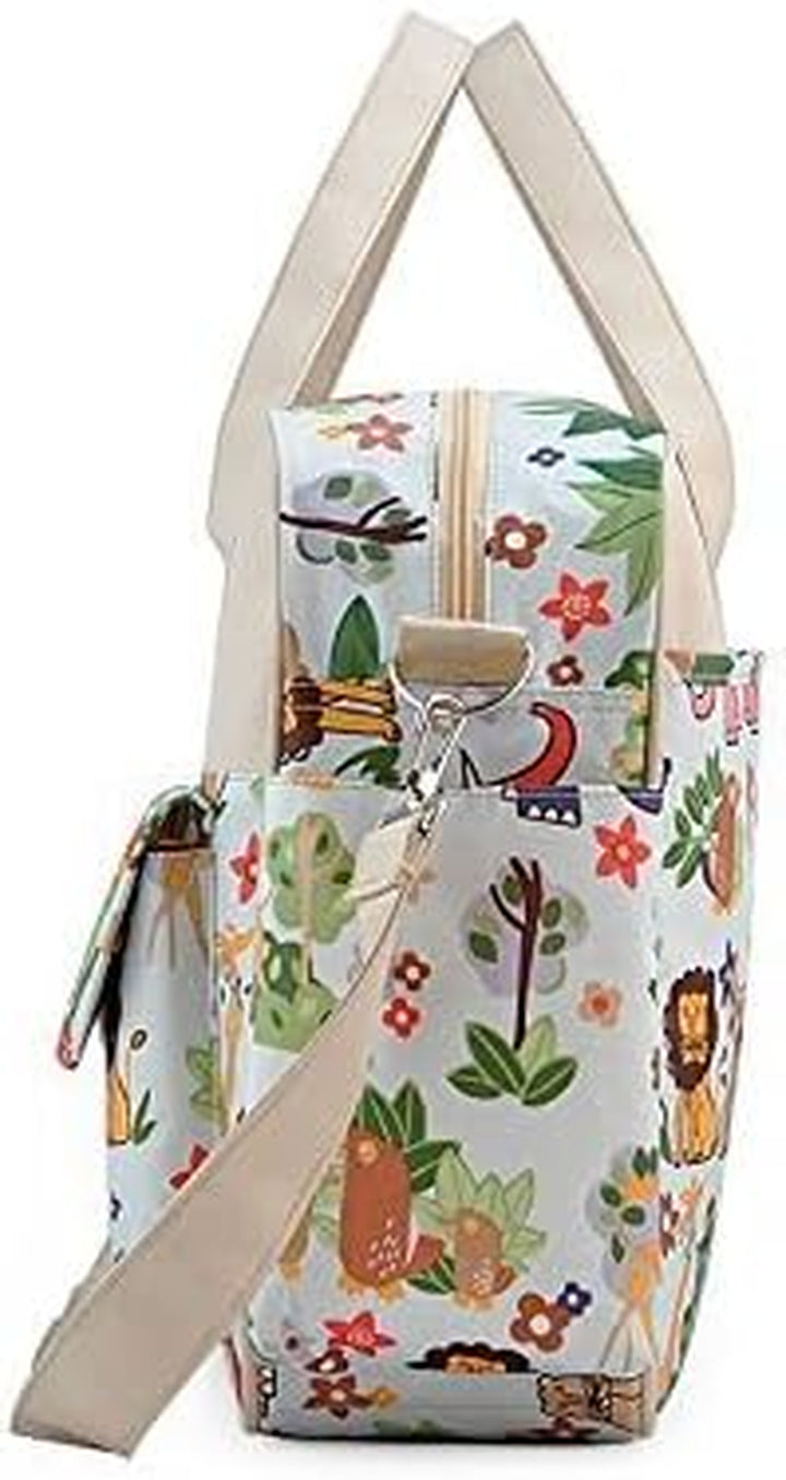Mummy Shoulder Bag Diaper Bag Chic Nappy Changing Bag Tote/Messenger Style Large with Changing Mat, Adjustable Straps