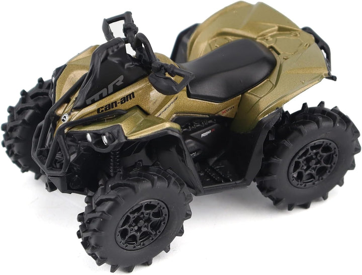 BRP Bombardier Models 1:32 Scale Diecast Replica Can-Am Renegade X Mr 1000R, Liquid Titanium & Magma Red | Item 60010