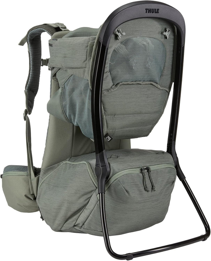 Sapling Child Carrier Backpack - Machine Washable Seat - Self-Standing Frame - Adjustable Padded Straps for Parents - Ergonomic Seat with Under-Leg Support for Child - UPF 50 Sunshade