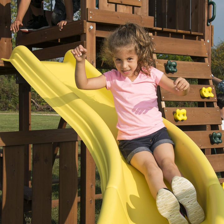 Side Winder Slide, Yellow, 9+ Ft