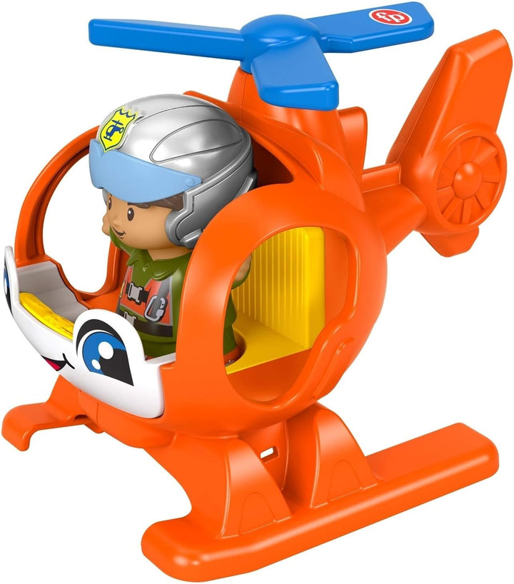Little People Helicopter, Toy Vehicle and Figure Set for Toddlers and Preschool Kids Ages 1-5 Years