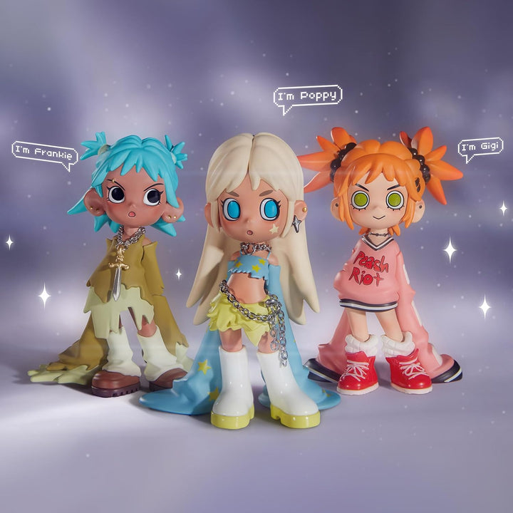 Lil Peach Riot Loading Series Figures, Blind Box Figures, Random Design Action Figures Collectible Toys Home Decorations, Holiday Birthday Gifts, Single Box