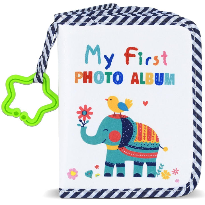 Baby'S My First Family Album Soft Photo Cloth Book Boho Rainbow My First Book of Photos Baby Memory Album Gift Holds 4X6 Pictures for Babies Newborn Toddler & Kids Baby Shower