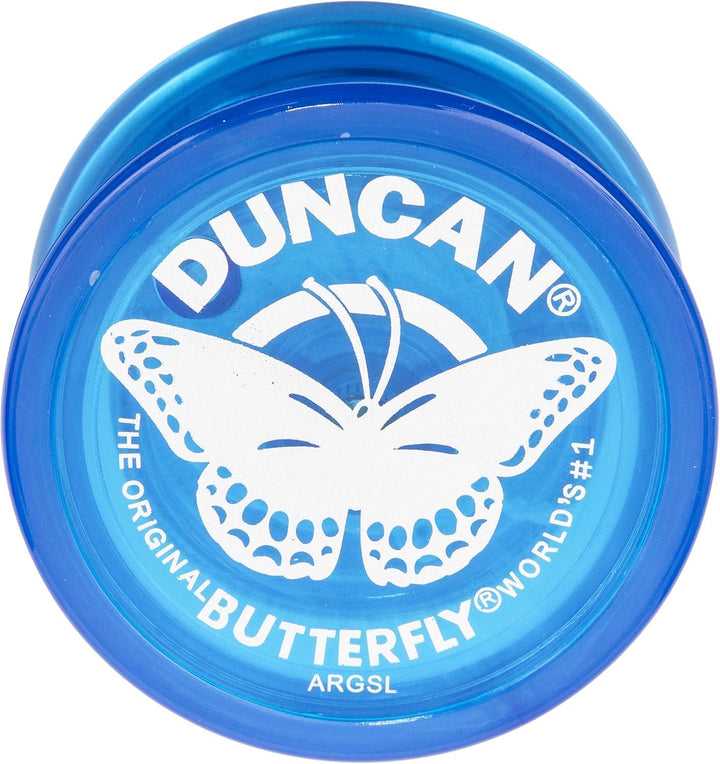 Toys Butterfly Yo-Yo, Beginner Yo-Yo with String, Steel Axle and Plastic Body, Blue
