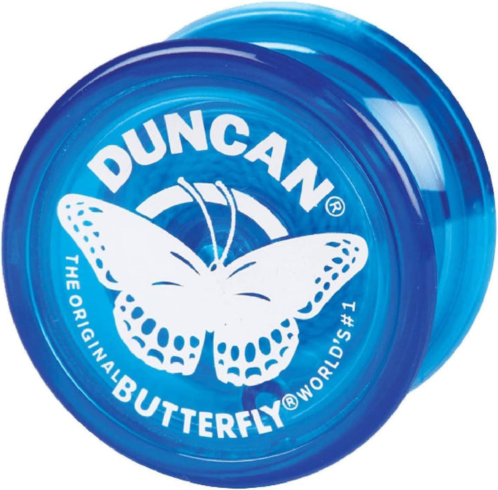 Toys Butterfly Yo-Yo, Beginner Yo-Yo with String, Steel Axle and Plastic Body, Blue