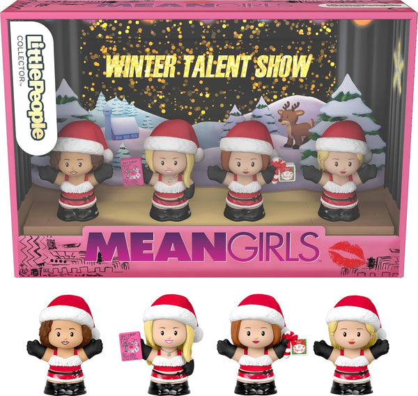 Mean Girls Movie Special Edition Holiday Set for Adults & Fans, 4 Figures in a Display Box