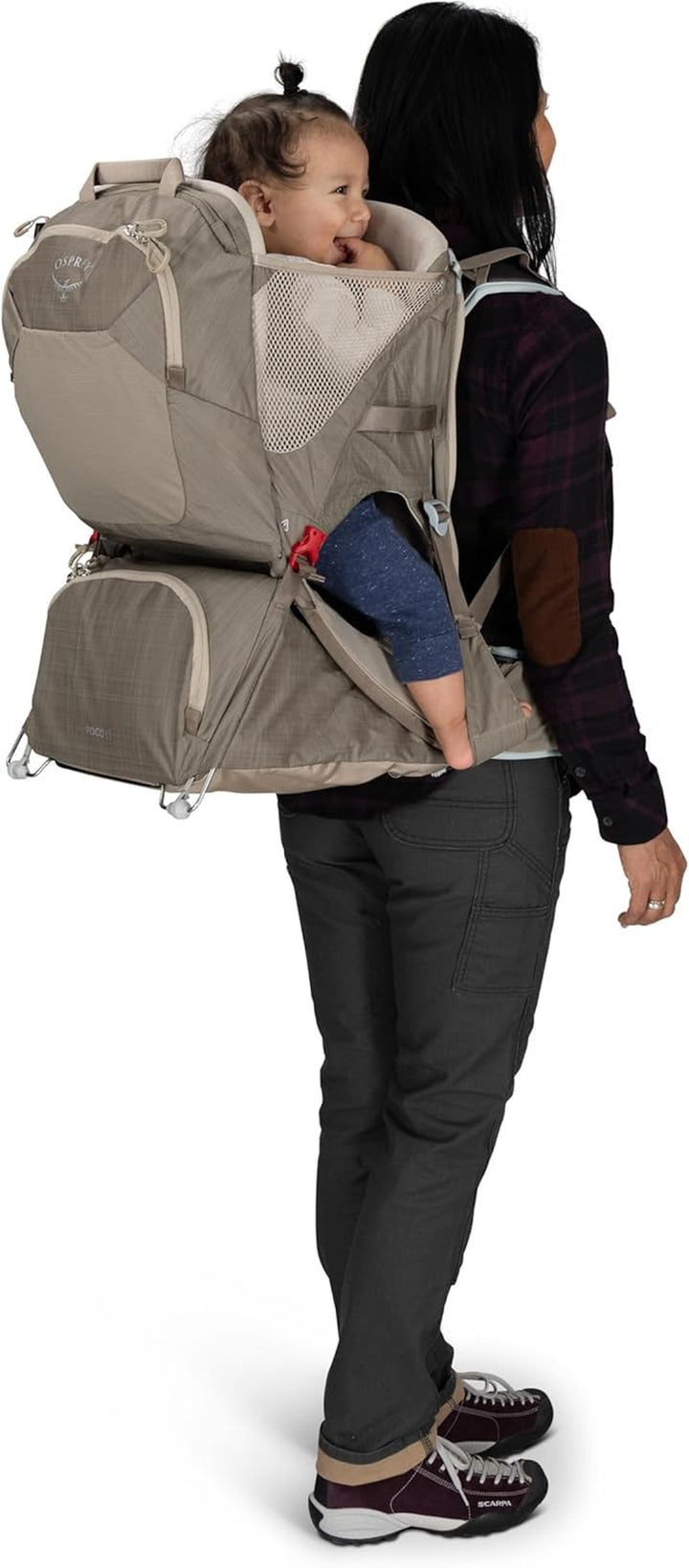 Poco LT Lightweight Child Carrier Backpack - Compact, Travel-Ready Kid Carrier with Sunshade and Adjustable Fit - Lightweight, Comfortable Hiking Carrier for Toddlers
