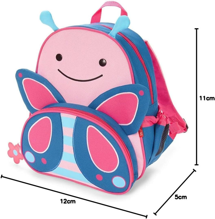 Toddler Backpack, Zoo Preschool Ages 3-4, Butterfly