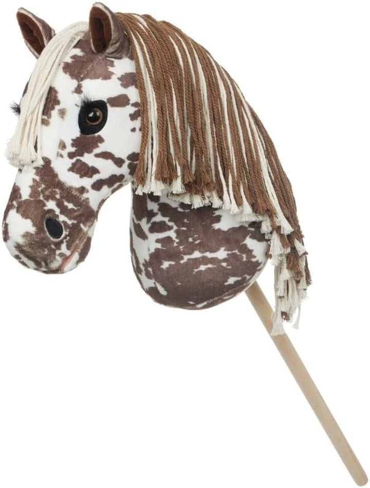 Hobby Horse Montana - Brown and White Appaloosa - Realistic Head - Perfect for Kids