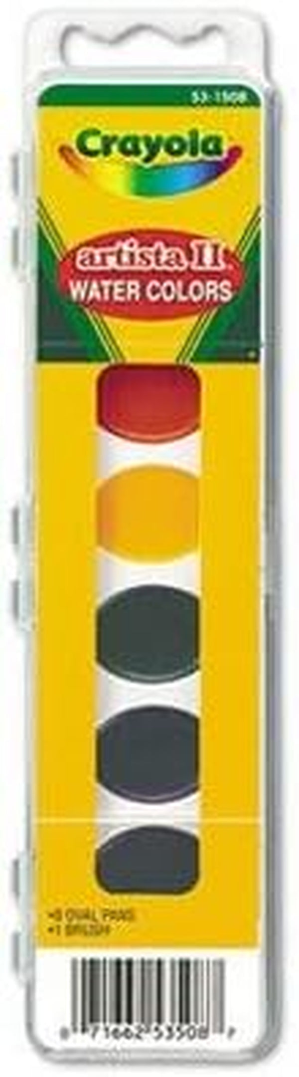 531508 Artista II 8-Color Watercolor Set, 8 Assorted Colors CYO531508