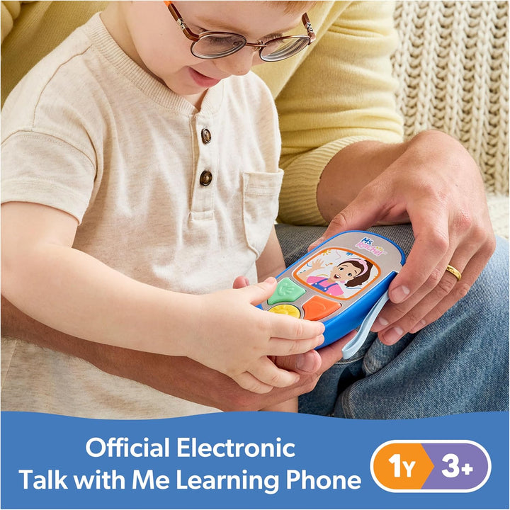 Official Electronic Talk with Me Learning Phone with Conversational Phrases, Educational Toys & Toddler Toys for Girls & Boys Ages 1-3+