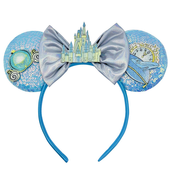 Princess Mouse Ears Headband, Princess Ears Matching for Women Girls Parks Party Holiday Accessories