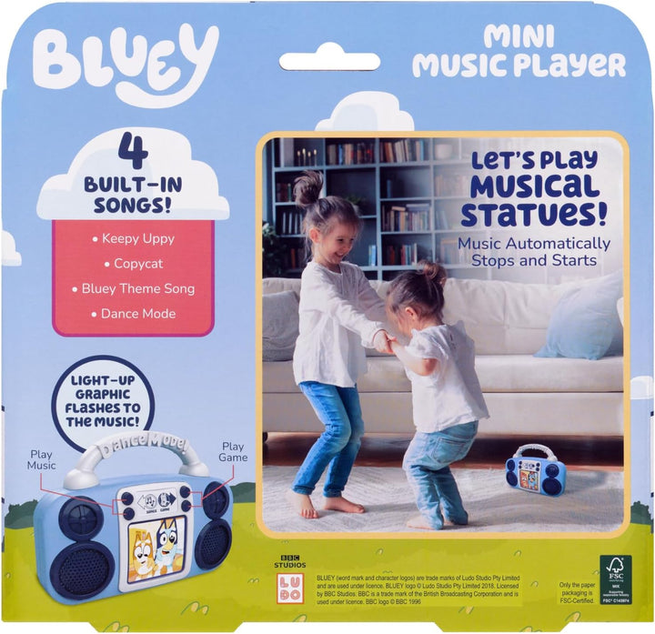 Bluey Toy Music Player, Toy for Toddlers with Built-In Music, for Fans of Bluey Toys for Boys and Girls