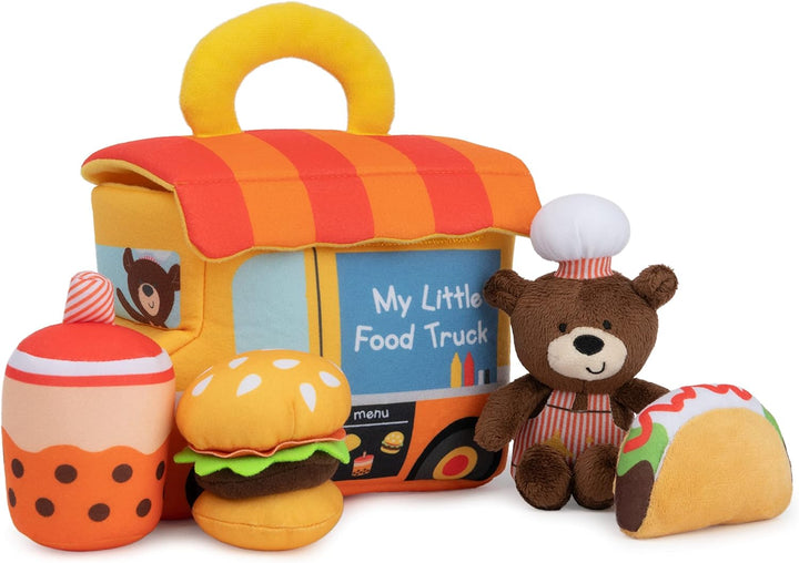 Baby  My First Sports Bag Stuffed Plush Playset, Baby Gift Toys for Boys and Girls Ages 1 & Up, 5 Piece, 8"