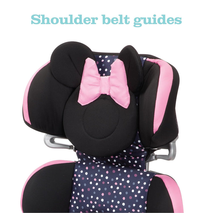 Baby Pronto Booster Car Seats, Belt-Positioning, Booster Seats for Cars 40-100 Lbs, Minnie Dot Party