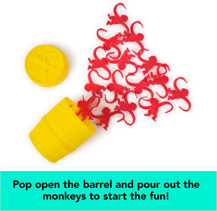 , Barrel of Monkeys, Retro Linking Fun for Preschoolers, Family Games, 1 & up Players, for Ages 3 & Up