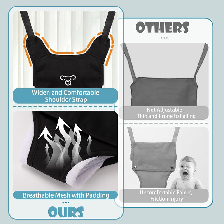 Baby Jumper, Baby Doorway Jumper with Adjustable Strap, Protable Baby Jumpers and Bouncers, Easy to Assemble, Baby Bouncer Jumper with Water Mat