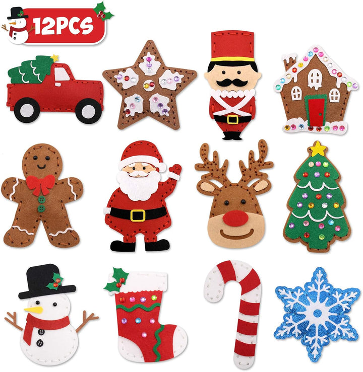 Puppy Craft Kit Kids DIY Crafting and Sewing Set Dog Stuffed Animal Felt Plushie for Girls and Boys Educational Beginners Sewing Set Sewing Kits for Kids Age 8 9 10 11 12