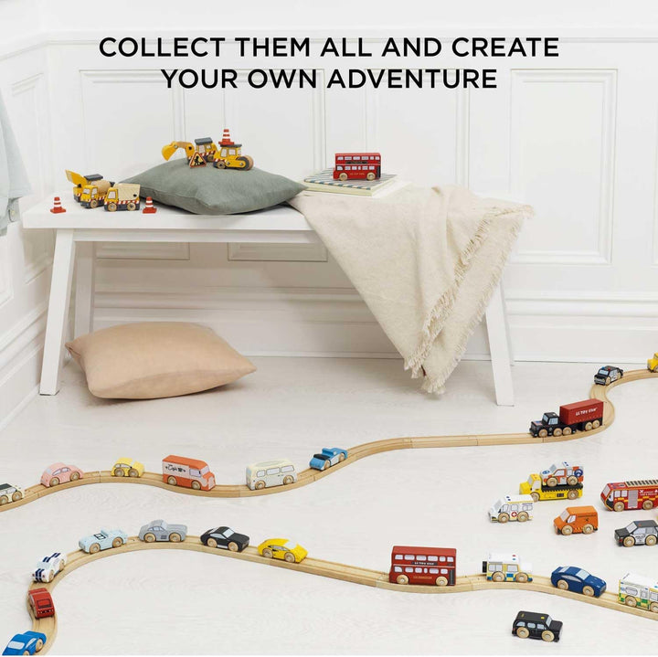 New York Car Set Premium Wooden Toys for Kids Ages 3 Years & Up