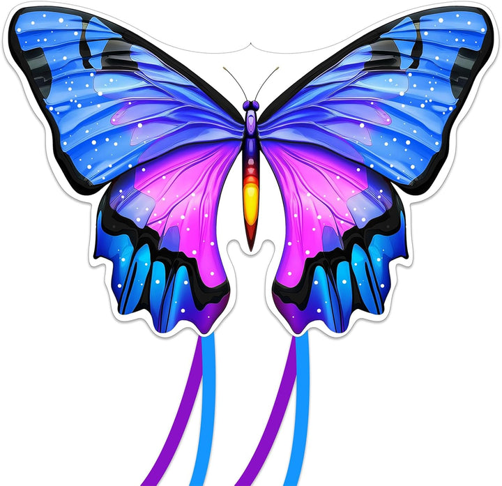 48.4'' Giant Girls Kites Easy to Fly for Kids Adults with 328.1 FT String, Beach Kite Outdoor Game outside Toys Activity, Toys for Girls, Gift for Girls Ages 4-8