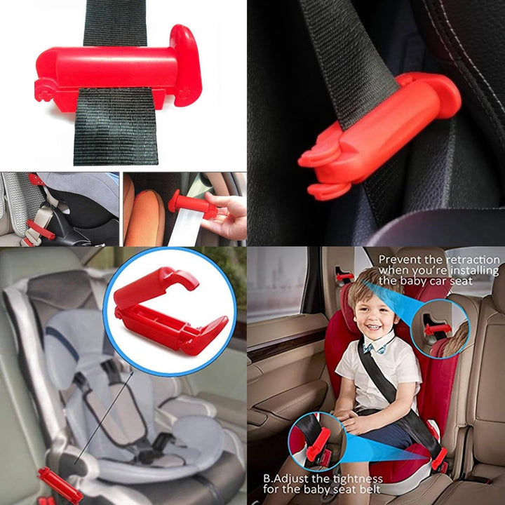 Car Seat Chest Harness Clip and Car Seat Safety Belt Clip Buckle Universal Replacement for Baby and Kids Trend, Adjustable Guard