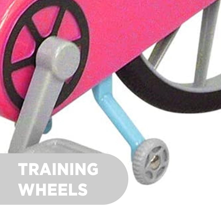 18" Doll Scooter & Helmet Set - 18In Dolls Accessories Doll Bike Accessories Play Set and Doll Helmet (Doll Bike)