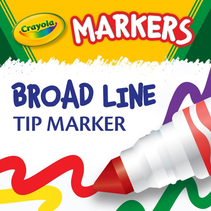 Broad Line Markers Classpack (256 Ct), Bulk School Supplies for Teachers, Kids Markers for School, Teacher Classroom Must Have Art Supplies