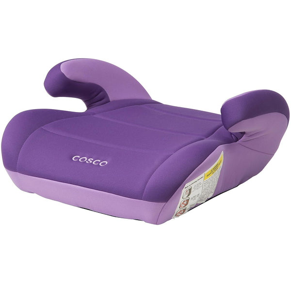 Topside Backless Booster Car Seat, Lightweight Booster Seats for Cars 40-100 Lbs, Backless Booster Seat for Car, Grape