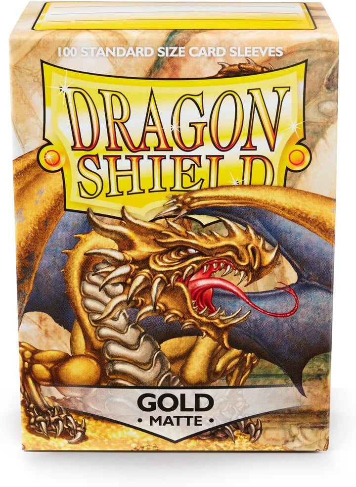 | Standard Size Card Matte Sleeves | 100 CT - Smooth & Tough Premium TCG Sleeves | Compatible with Pokemon, Flesh & Blood, One Piece & Magic the Gathering | Blood Red - Matte