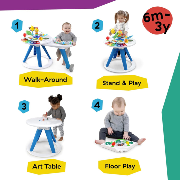 around We Grow 4-In-1 Walker, Discovery Activity Center and Table, Age 6 Months and Up
