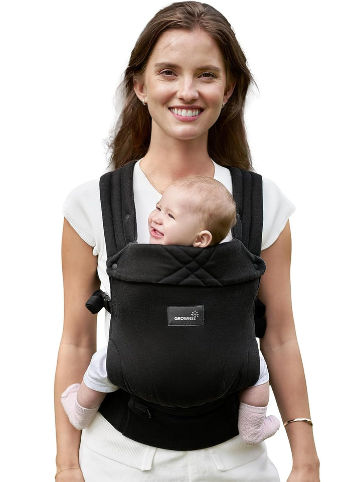 Baby Carrier Newborn to Toddler, Ergonomic Baby Toddler Carrier Slings Wraps with Head Support, Easy to Wear, Infant Carrier Baby Gift, Travel and Hiking Friendly,For 7 to 44 Lb(Houndstooth)