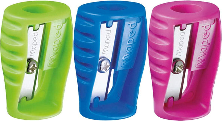 Boogy Pencil Sharpeners (Pack of 3 in Assorted Colours)