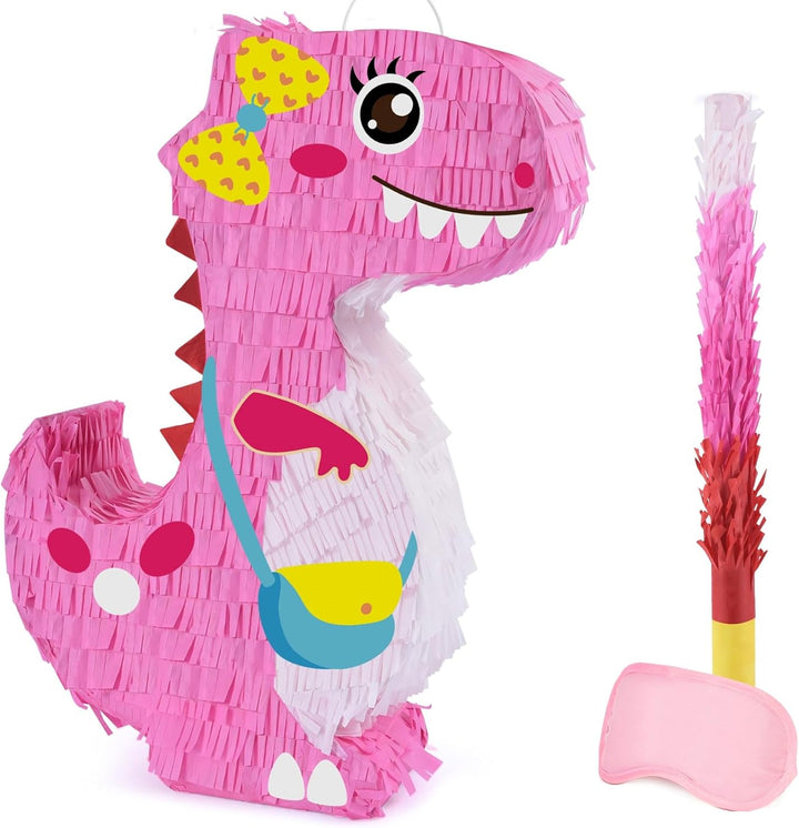Unicorn Piñata - Unicorn Party Supplies Piñata Bundle with Blindfold and Bat for Girls Kids Rainbow Unicorn Theme Birthday Party Game Decorations (15.7" X 12.2" X 3.1")