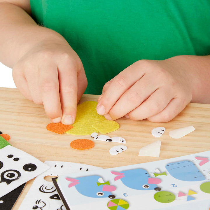 on the Go Felt Friends Craft Activity Set with 188 Felt Stickers - FSC Certified