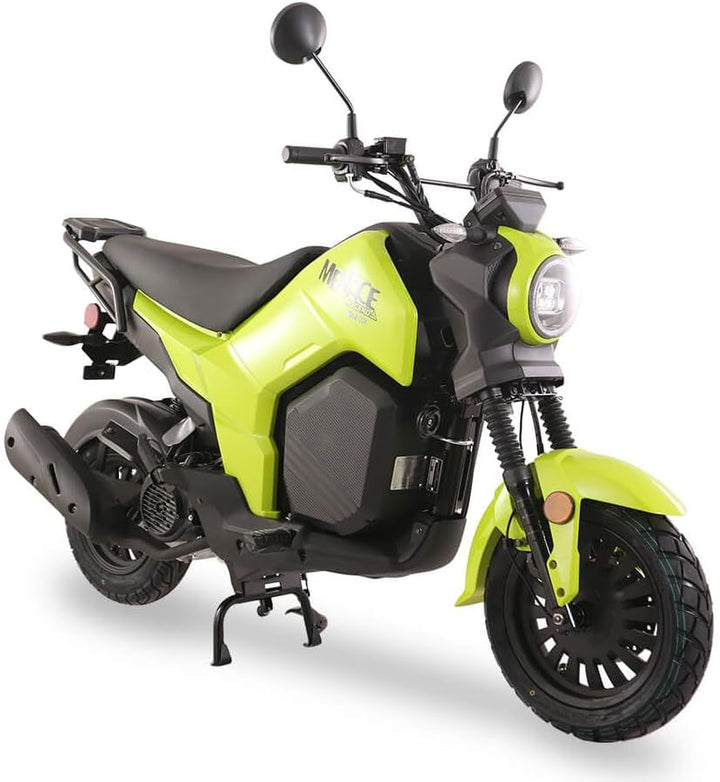 L7 Motorsports  175Cc EFI Motorcycle, High-Performance LED Headlight, Neon Yellow and Black, Dual Mirrors,