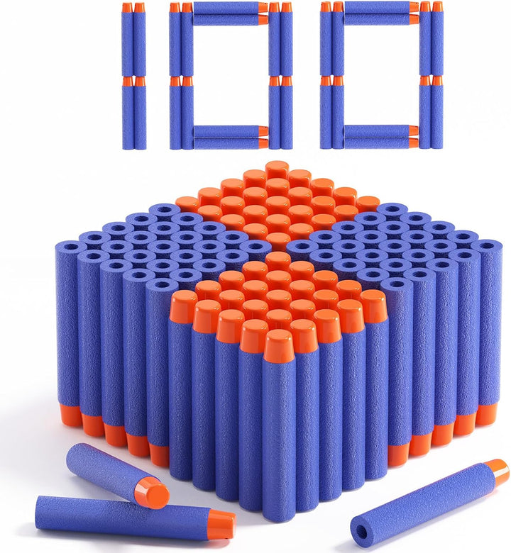 Refill Darts 100PCS Bullets Ammo Pack Compatible for Nerf N-Strike Elite 2.0 Series Dinosquad – Work with All Elite Blasters Blue