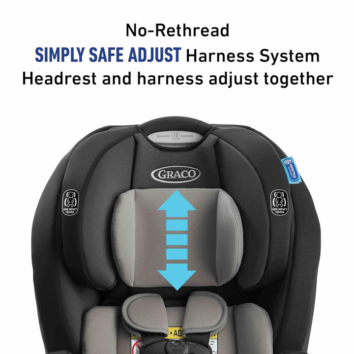 Triride 3-In-1 Convertible Car Seat - Highback Booster, Forward & Rear Facing Modes, Suitable from Newborn to Preschooler, Perfect for Long Journeys in Redmond Color